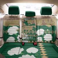 Personalized Belmont Horse Racing Back Car Seat Cover 157th Anniversary Run For The Carnations