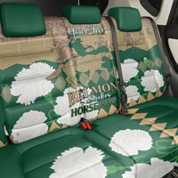 Personalized Belmont Horse Racing Back Car Seat Cover 157th Anniversary Run For The Carnations