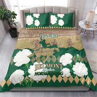 Personalized Belmont Horse Racing Bedding Set 157th Anniversary Run For The Carnations