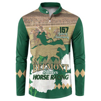 Personalized Belmont Horse Racing Button Sweatshirt 157th Anniversary Run For The Carnations