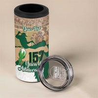 Personalized Belmont Horse Racing 4 in 1 Can Cooler Tumbler 157th Anniversary Run For The Carnations