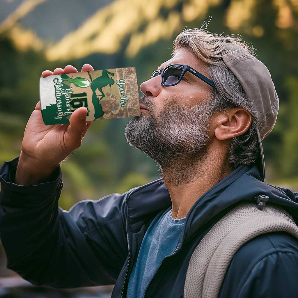 Personalized Belmont Horse Racing 4 in 1 Can Cooler Tumbler 157th Anniversary Run For The Carnations