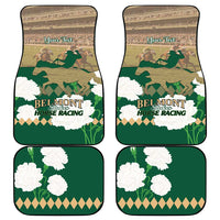 Personalized Belmont Horse Racing Car Mats 157th Anniversary Run For The Carnations