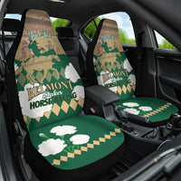 Personalized Belmont Horse Racing Car Seat Cover 157th Anniversary Run For The Carnations