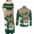 Personalized Belmont Horse Racing Couples Matching Off Shoulder Maxi Dress and Long Sleeve Button Shirt 157th Anniversary Run For The Carnations