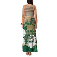 Personalized Belmont Horse Racing Family Matching Tank Maxi Dress and Hawaiian Shirt 157th Anniversary Run For The Carnations