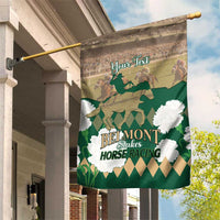 Personalized Belmont Horse Racing Garden Flag 157th Anniversary Run For The Carnations