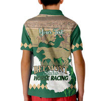 Personalized Belmont Horse Racing Kid Polo Shirt 157th Anniversary Run For The Carnations