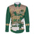 Personalized Belmont Horse Racing Long Sleeve Button Shirt 157th Anniversary Run For The Carnations
