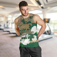 Personalized Belmont Horse Racing Men Tank Top 157th Anniversary Run For The Carnations