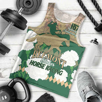 Personalized Belmont Horse Racing Men Tank Top 157th Anniversary Run For The Carnations