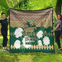 Personalized Belmont Horse Racing Quilt 157th Anniversary Run For The Carnations