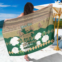 Personalized Belmont Horse Racing Sarong 157th Anniversary Run For The Carnations