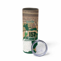 Personalized Belmont Horse Racing Skinny Tumbler 157th Anniversary Run For The Carnations