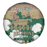 Personalized Belmont Horse Racing Spare Tire Cover 157th Anniversary Run For The Carnations