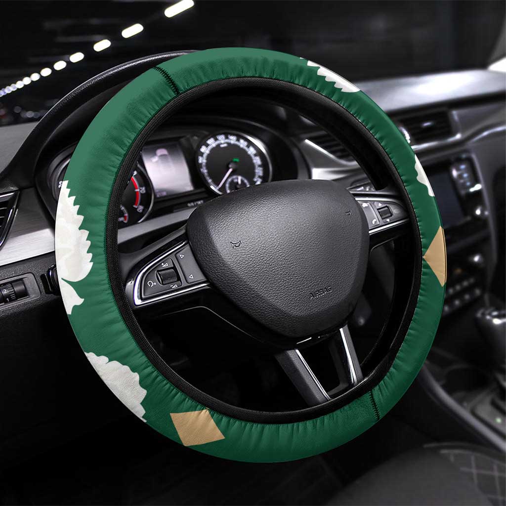 Belmont Horse Racing Steering Wheel Cover 157th Anniversary Run For The Carnations