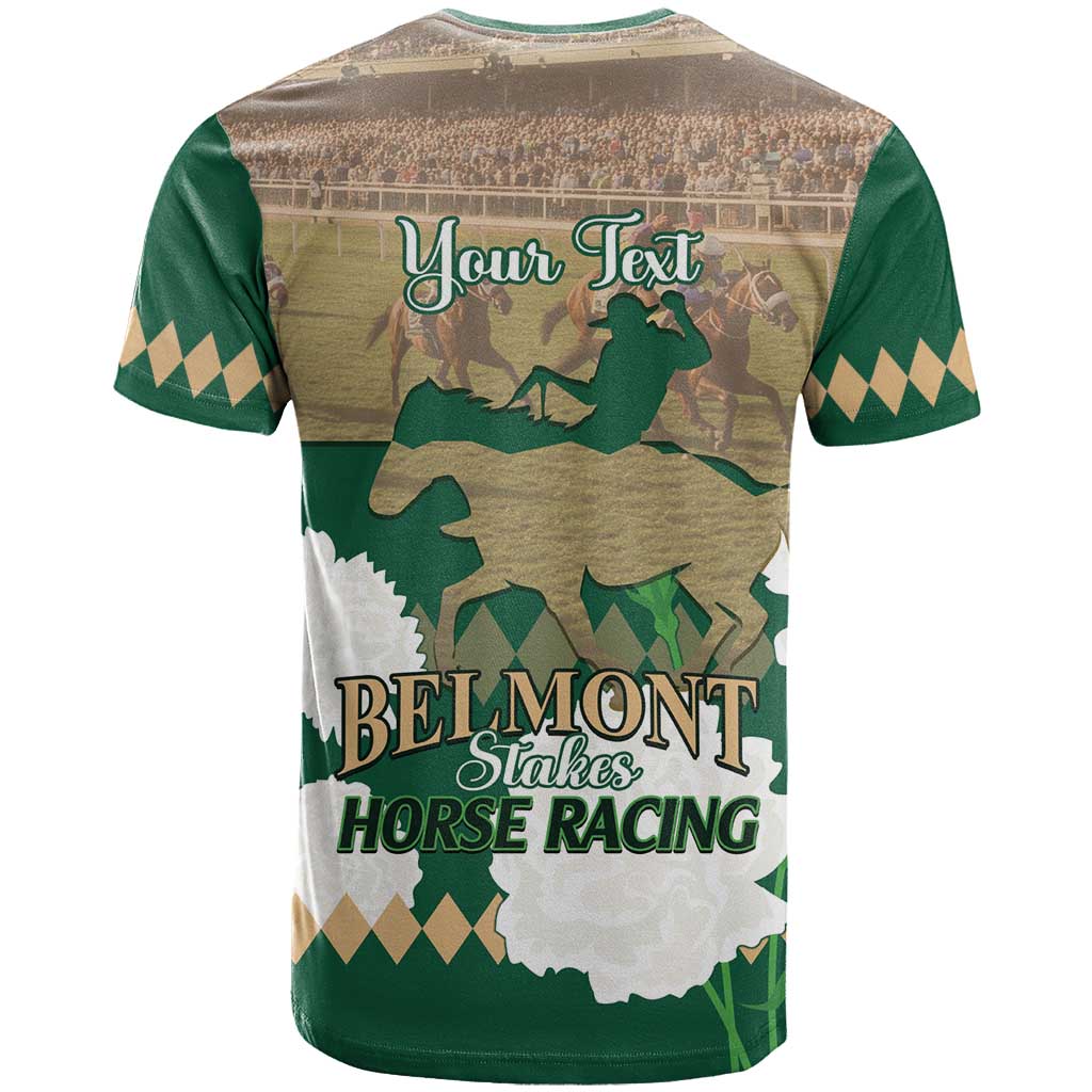 Personalized Belmont Horse Racing T Shirt 157th Anniversary Run For The Carnations