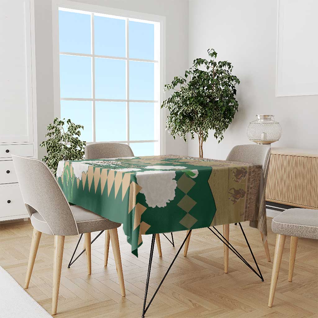 Personalized Belmont Horse Racing Tablecloth 157th Anniversary Run For The Carnations