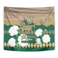 Personalized Belmont Horse Racing Tapestry 157th Anniversary Run For The Carnations