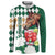 Personalized Belmont Horse Racing Button Sweatshirt Jewel Cocktail With White Carnations
