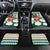 Personalized Belmont Horse Racing Car Mats Jewel Cocktail With White Carnations