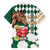 Personalized Belmont Horse Racing Family Matching Short Sleeve Bodycon Dress and Hawaiian Shirt Jewel Cocktail With White Carnations