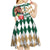 Personalized Belmont Horse Racing Kid Short Sleeve Dress Jewel Cocktail With White Carnations
