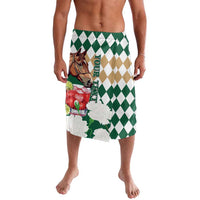 Personalized Belmont Horse Racing Lavalava Jewel Cocktail With White Carnations