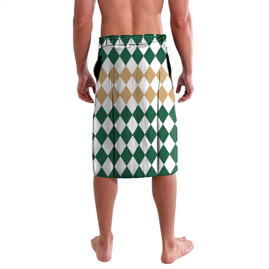 Personalized Belmont Horse Racing Lavalava Jewel Cocktail With White Carnations