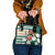 Personalized Belmont Horse Racing Shoulder Handbag Jewel Cocktail With White Carnations