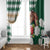 Personalized Belmont Horse Racing Window Curtain Jewel Cocktail With White Carnations