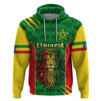 Custom Ethiopia Hoodie Mens Dreadlock Rasta Lion Headphones - Wonder Print Shop
