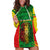 Personalised Ethiopia Hoodie Dress Men's Dreadlock Rasta Lion Headphones - Wonder Print Shop