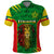 Custom Ethiopia Polo Shirt Mens Dreadlock Rasta Lion Headphones - Wonder Print Shop
