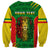 Personalised Ethiopia Sweatshirt Men's Dreadlock Rasta Lion Headphones - Wonder Print Shop