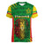 Personalised Ethiopia Women V Neck T Shirt Men's Dreadlock Rasta Lion Headphones - Wonder Print Shop