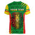 Personalised Ethiopia Women V Neck T Shirt Men's Dreadlock Rasta Lion Headphones - Wonder Print Shop