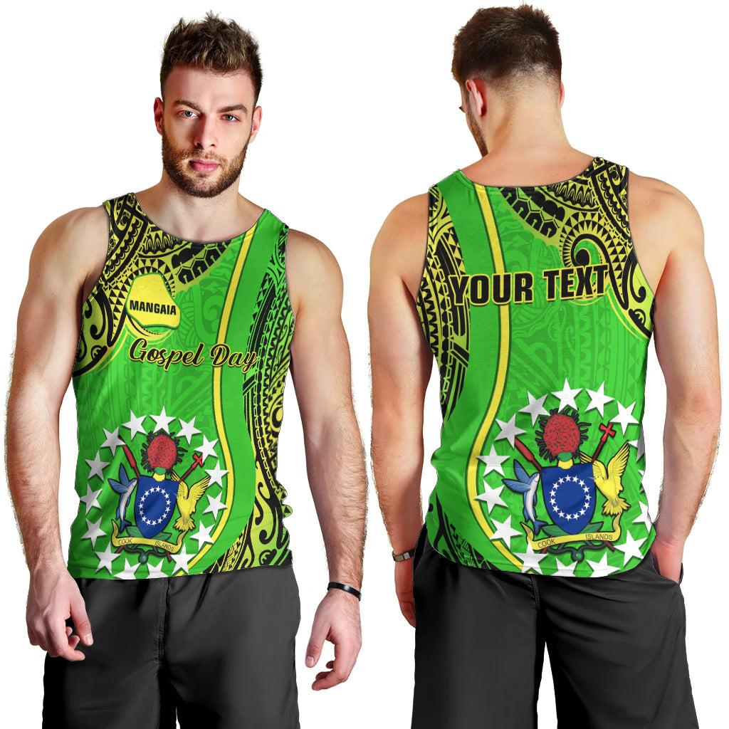 personalised-cook-islands-men-tank-top-mangaia-gospel-day-green-version