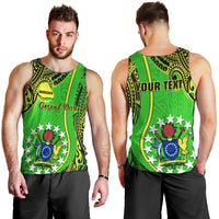 personalised-cook-islands-men-tank-top-mangaia-gospel-day-green-version