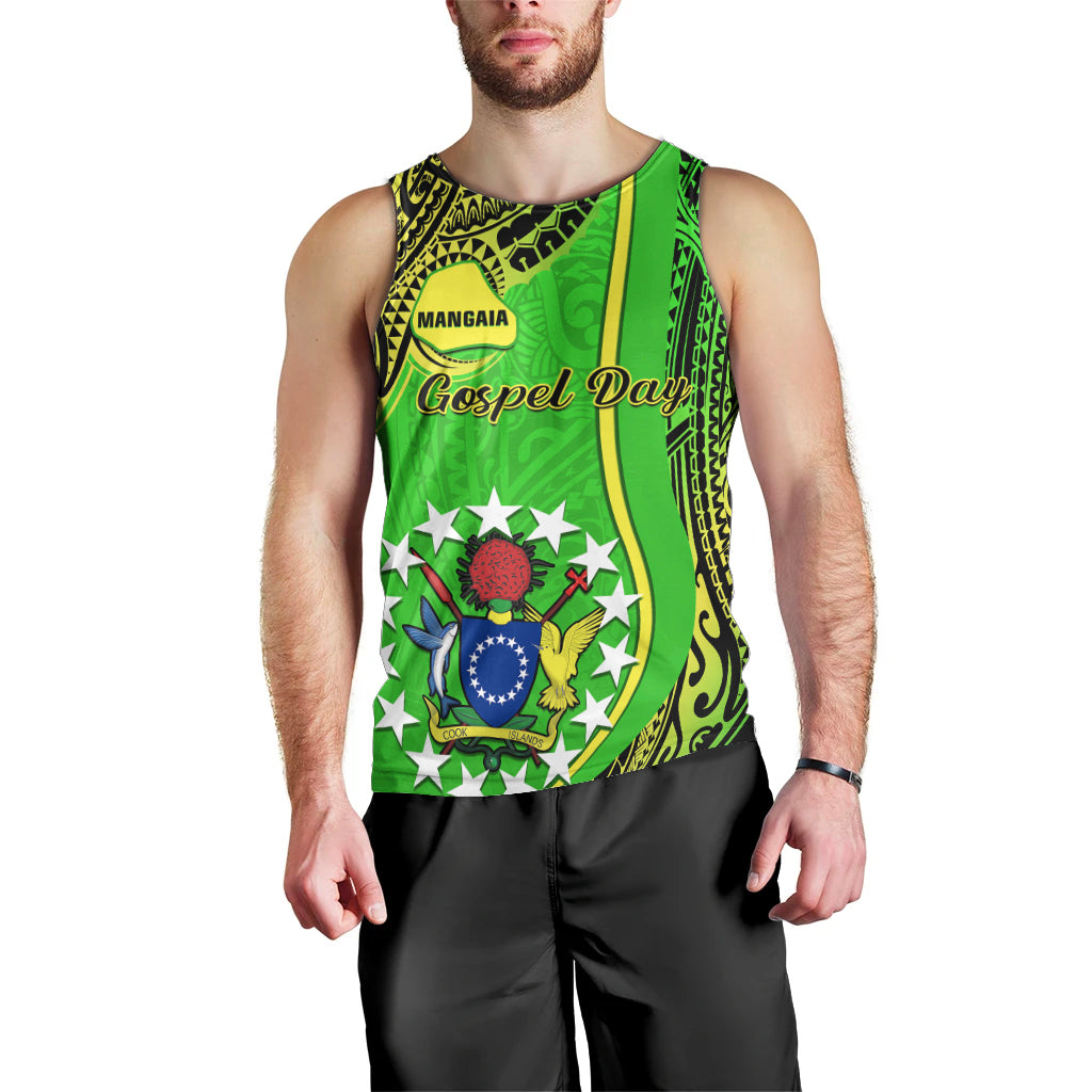 personalised-cook-islands-men-tank-top-mangaia-gospel-day-green-version