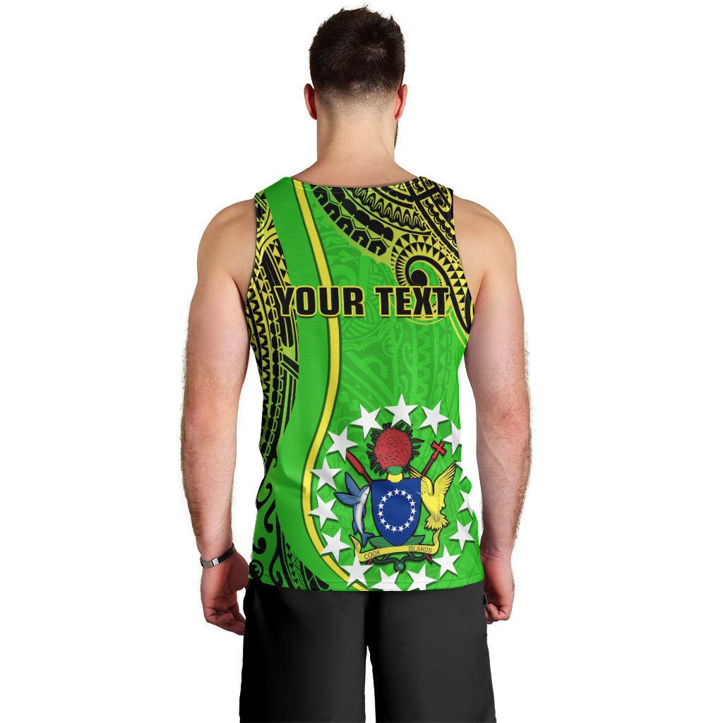 personalised-cook-islands-men-tank-top-mangaia-gospel-day-green-version