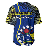 Polynesian Pride Cook Islands Baseball Jersey Mangaia Gospel Day Blue Version - Wonder Print Shop