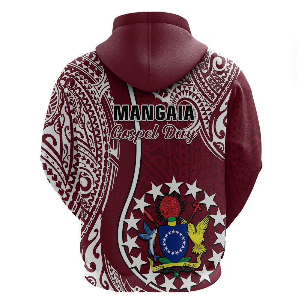 June 15 Mangaia Gospel Day Mangaia Cook Islands Hoodie Maroon Version - Wonder Print Shop