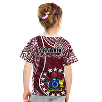 June 15 Mangaia Gospel Day Mangaia Cook Islands Kid T Shirt Maroon Version - Wonder Print Shop
