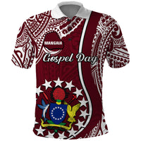 June 15 Mangaia Gospel Day Mangaia Cook Islands Polo Shirt Maroon Version - Wonder Print Shop