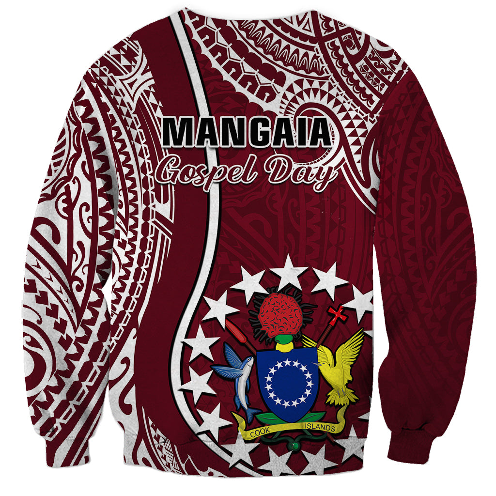 June 15 Mangaia Gospel Day Mangaia Cook Islands Sweatshirt Maroon Version - Wonder Print Shop