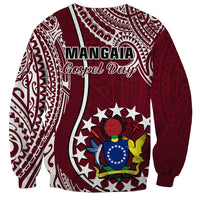 June 15 Mangaia Gospel Day Mangaia Cook Islands Sweatshirt Maroon Version - Wonder Print Shop