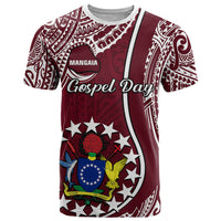 June 15 Mangaia Gospel Day Mangaia Cook Islands T Shirt Maroon Version - Wonder Print Shop