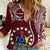 June 15 Mangaia Gospel Day Mangaia Cook Islands Women Casual Shirt Maroon Version - Wonder Print Shop