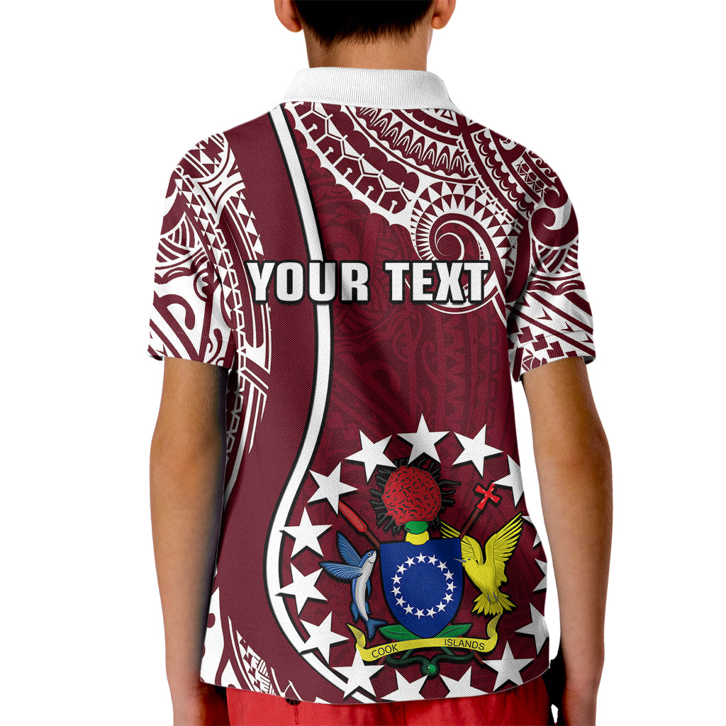 Custom June 15 Mangaia Gospel Day Mangaia Cook Islands Polo Shirt for Kid Maroon Version - Wonder Print Shop